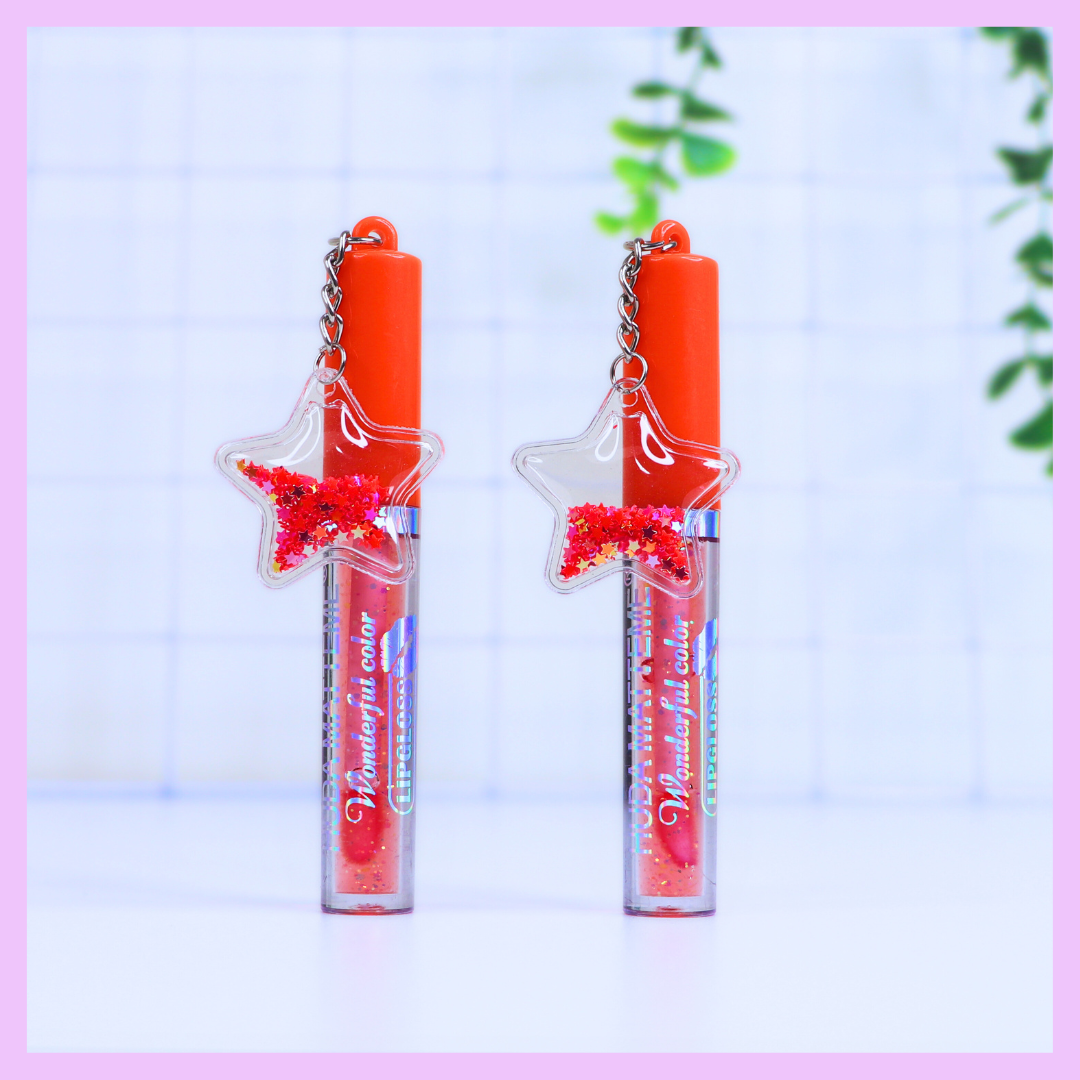 Orange kawaii lip gloss alternate