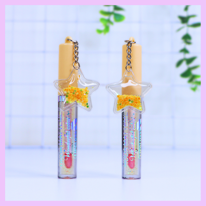 Light yellow kawaii lip gloss