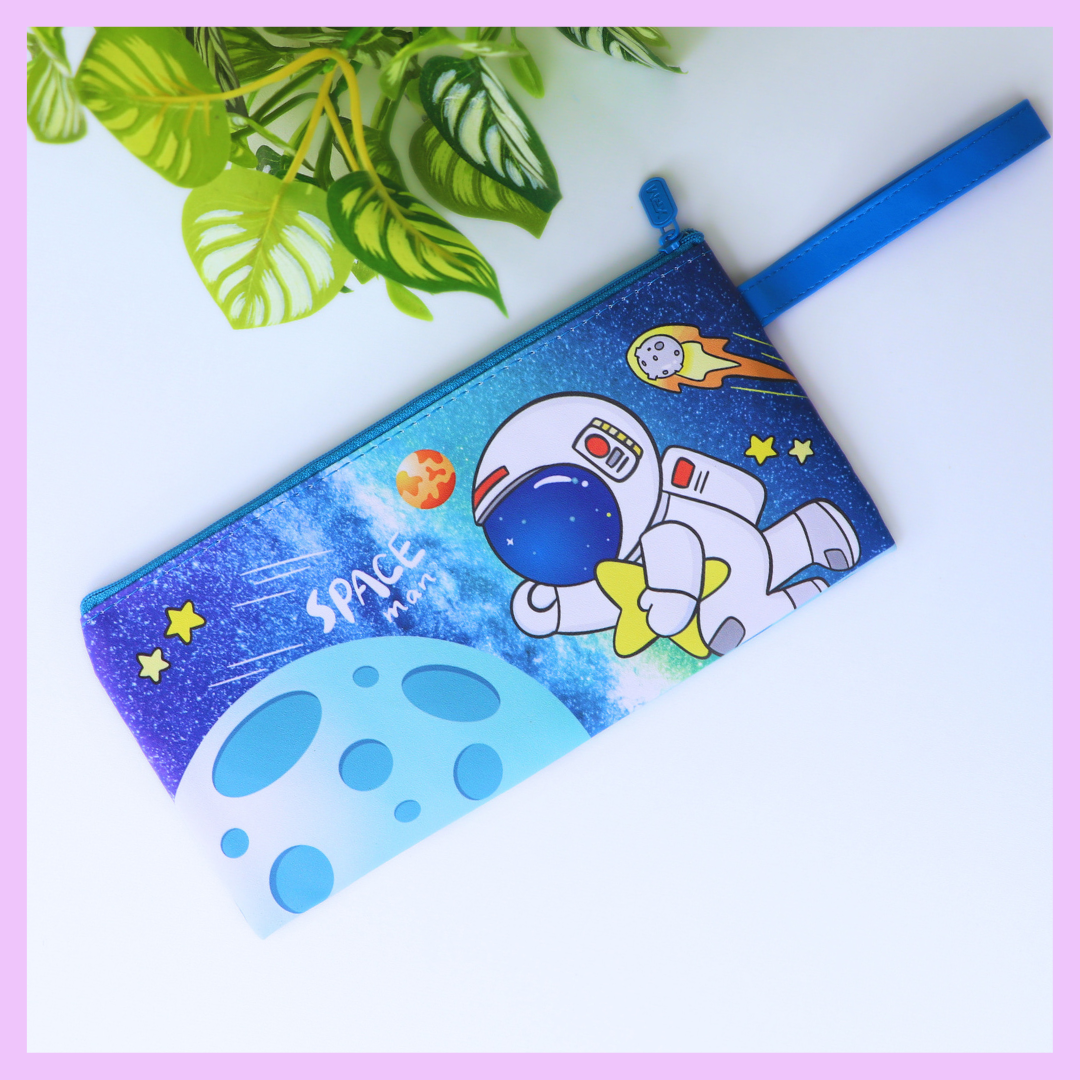 Astronaut telescope zipper bag