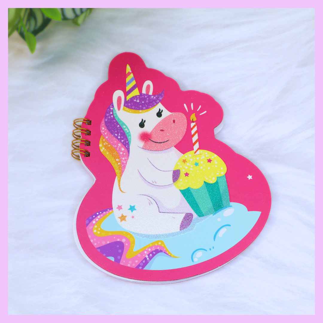 Notebook for kids (Glitter cover)