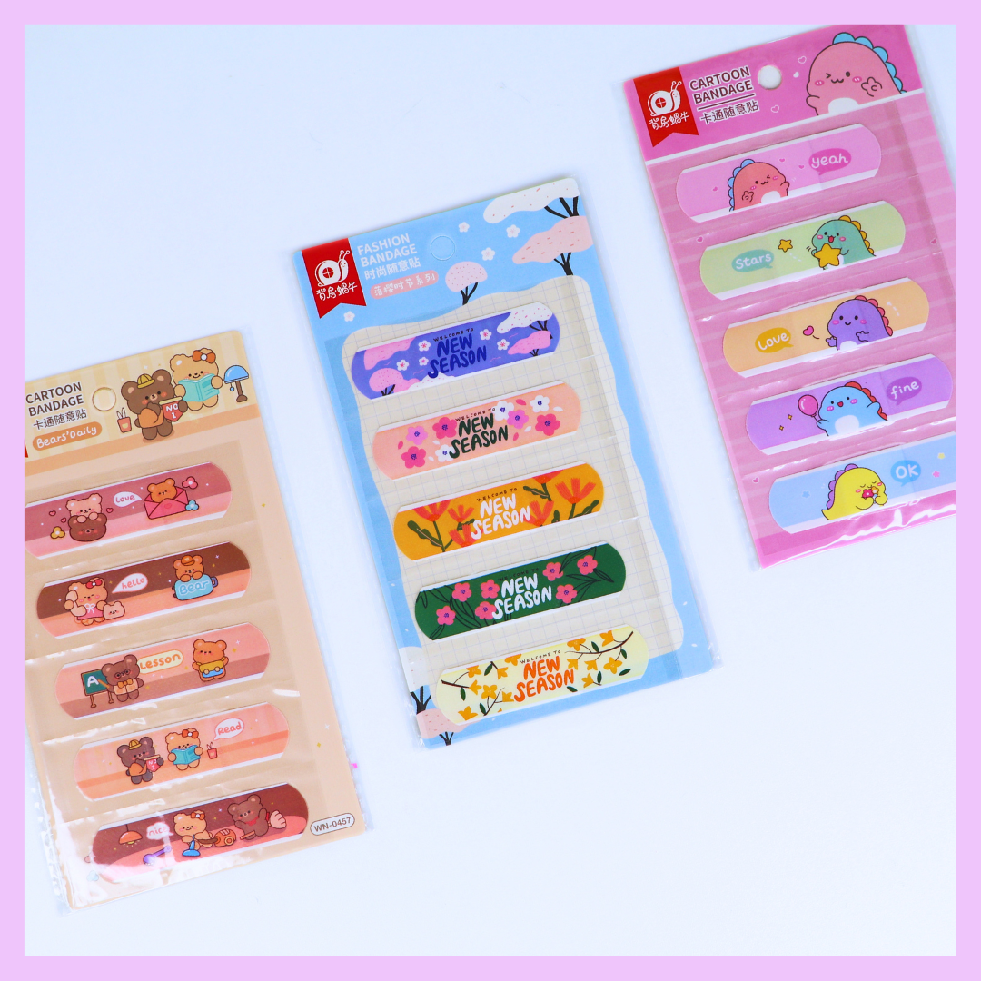 Fashion bandages decorative first aid pack