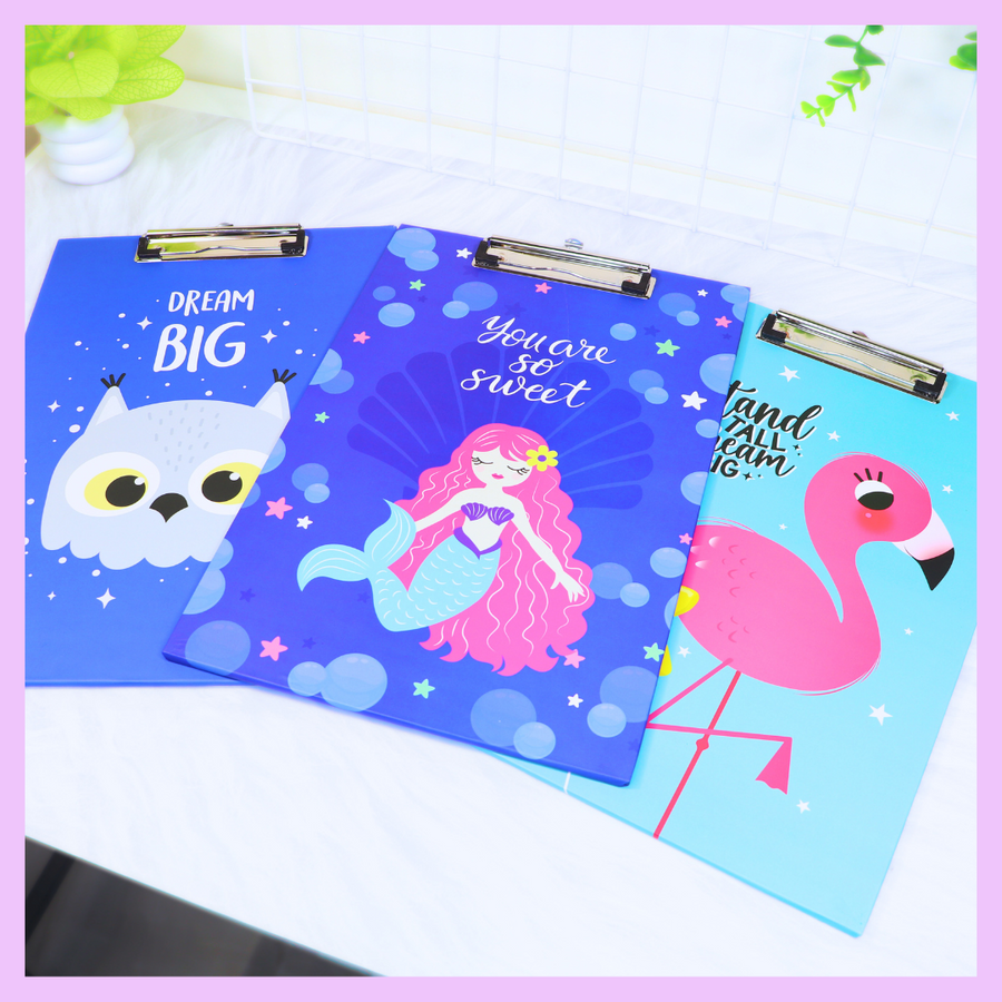 Assorted colourful exam board designs for school
