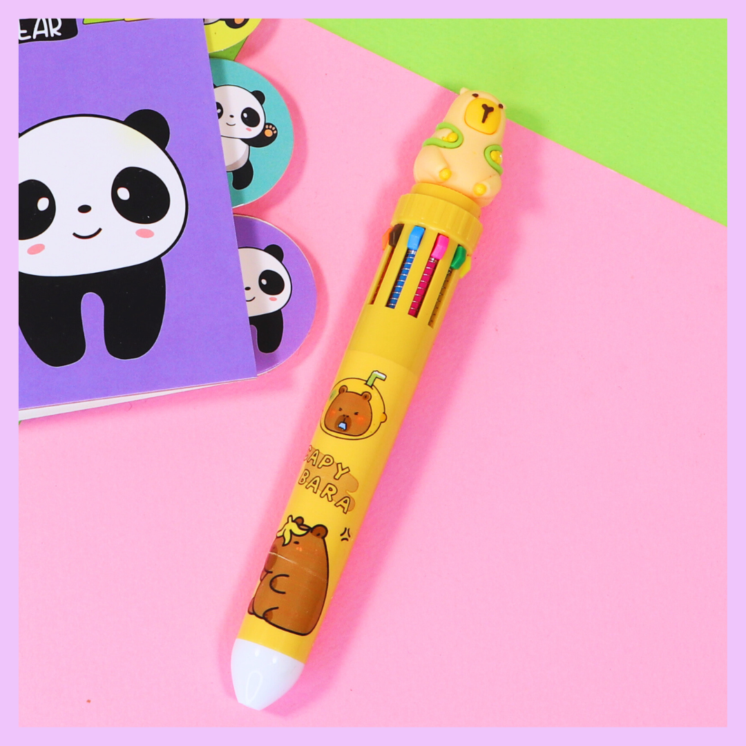 Cappy Bara multicolor ball pen stationery design