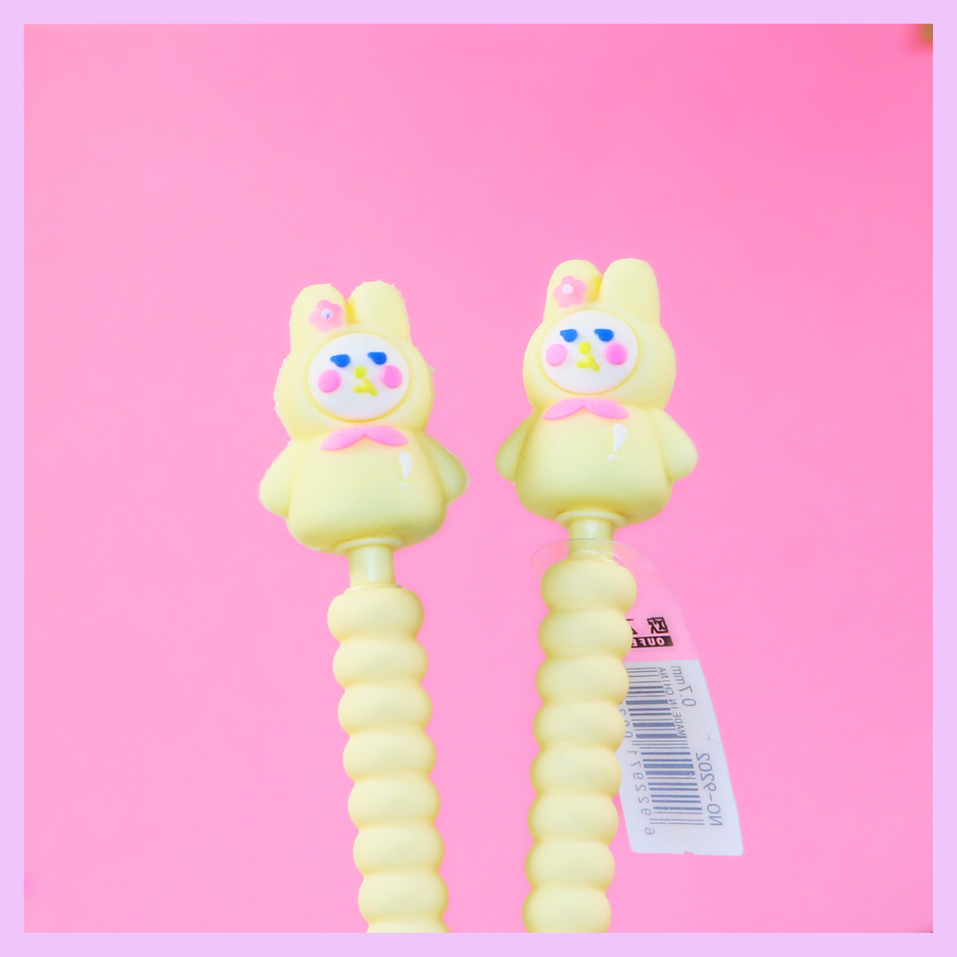 Doll mechanical pencil in light yellow