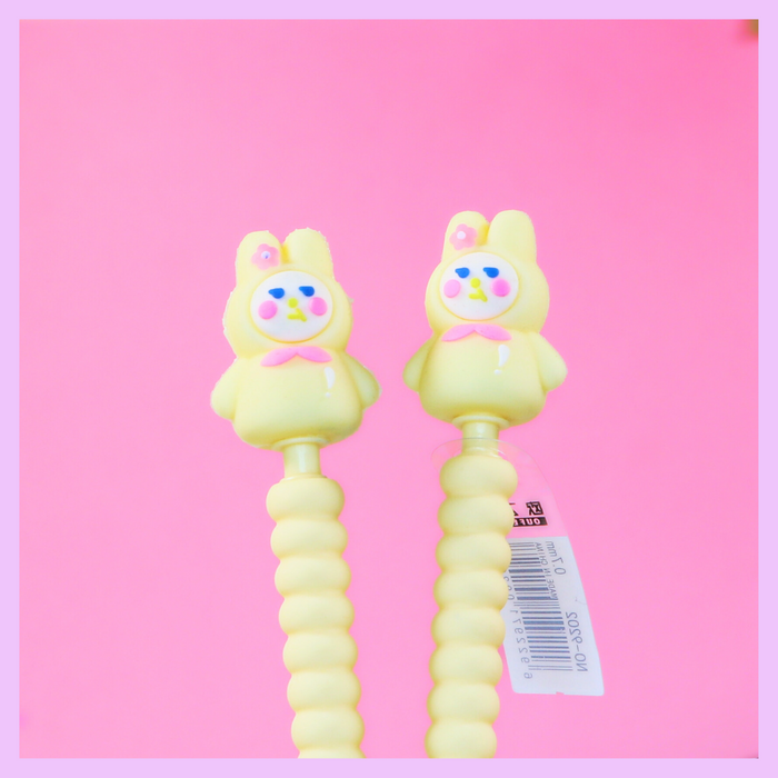 Doll mechanical pencil in light yellow