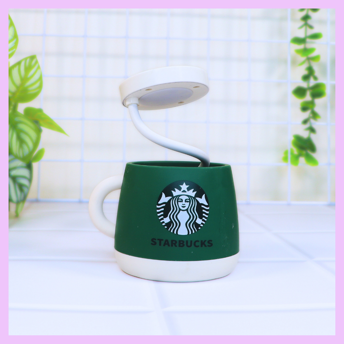 Green Starbucks inspired cup lamp