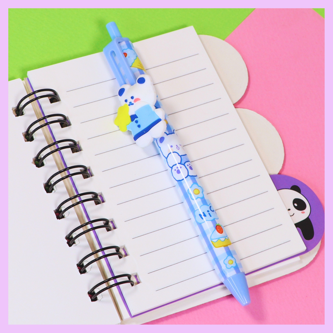 Blue slider pen with Nice design