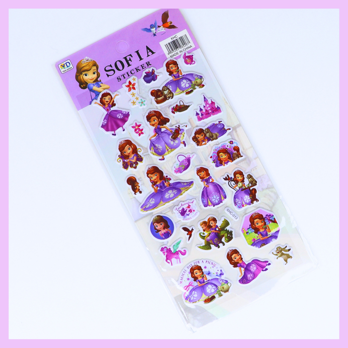 Sofia character stickers
