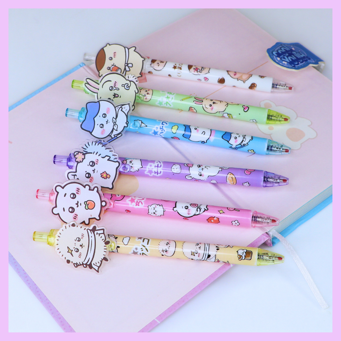 Cute animal click gel pens for school and everyday writing