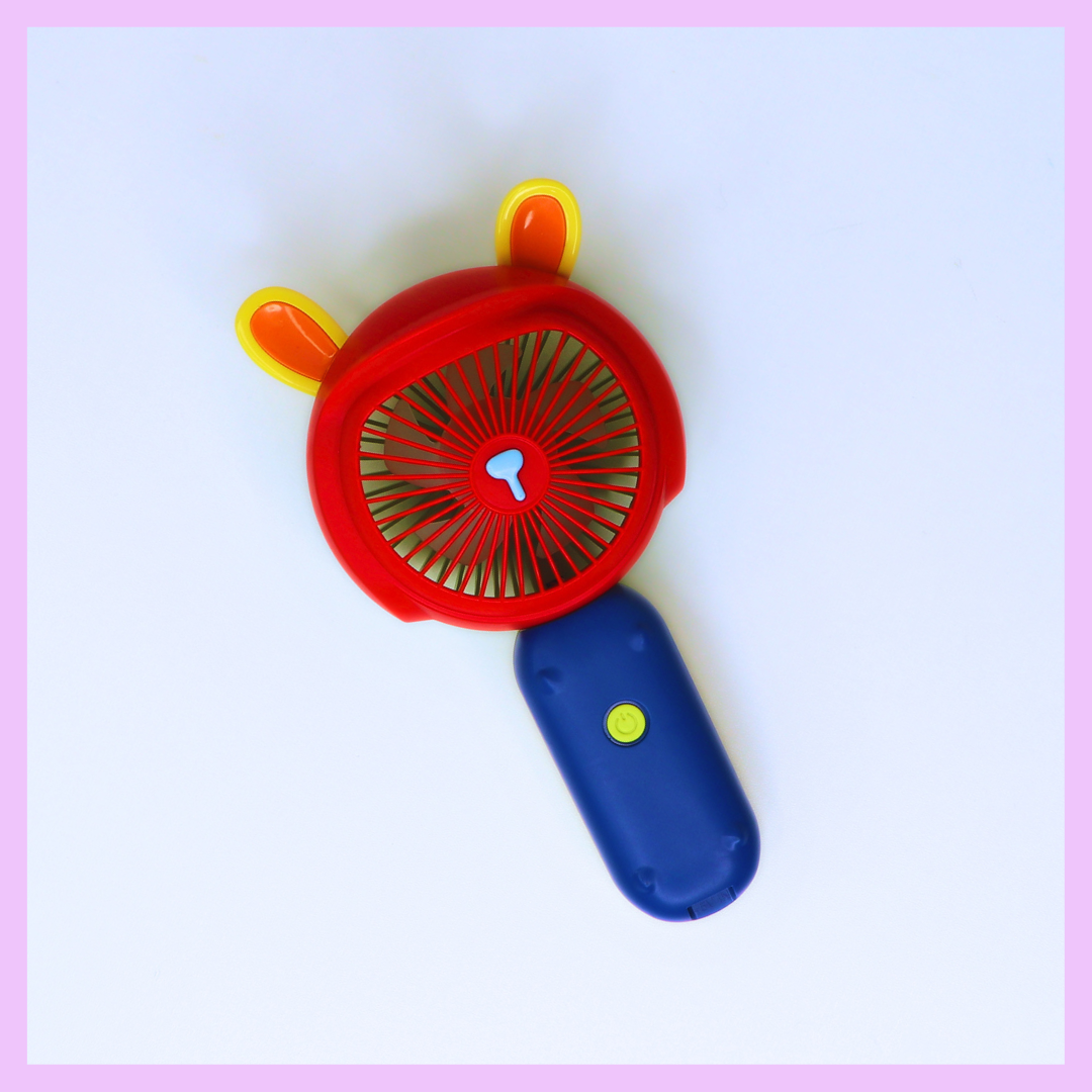 Multicolour personal mini fan