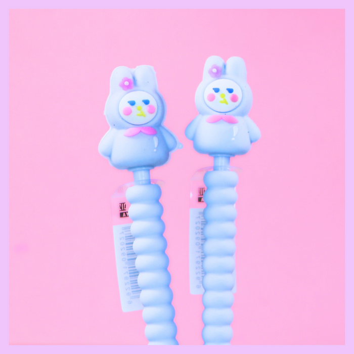 Doll mechanical pencil in light blue