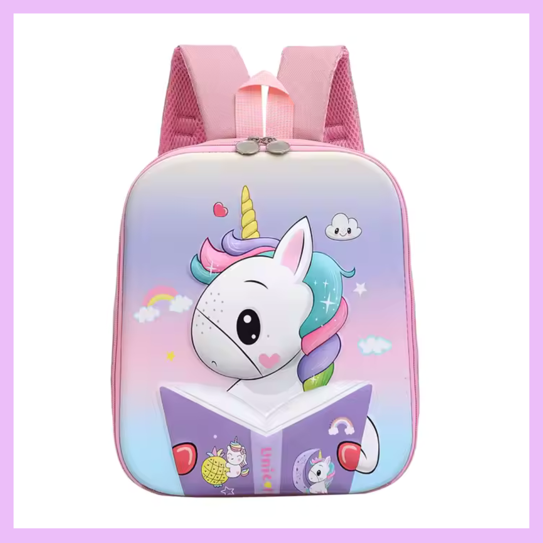Large unicorn 3D hard shell bag