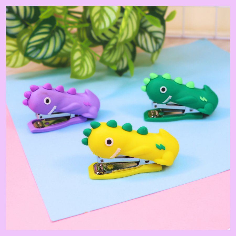 Dinosaur mini stapler for school stationery