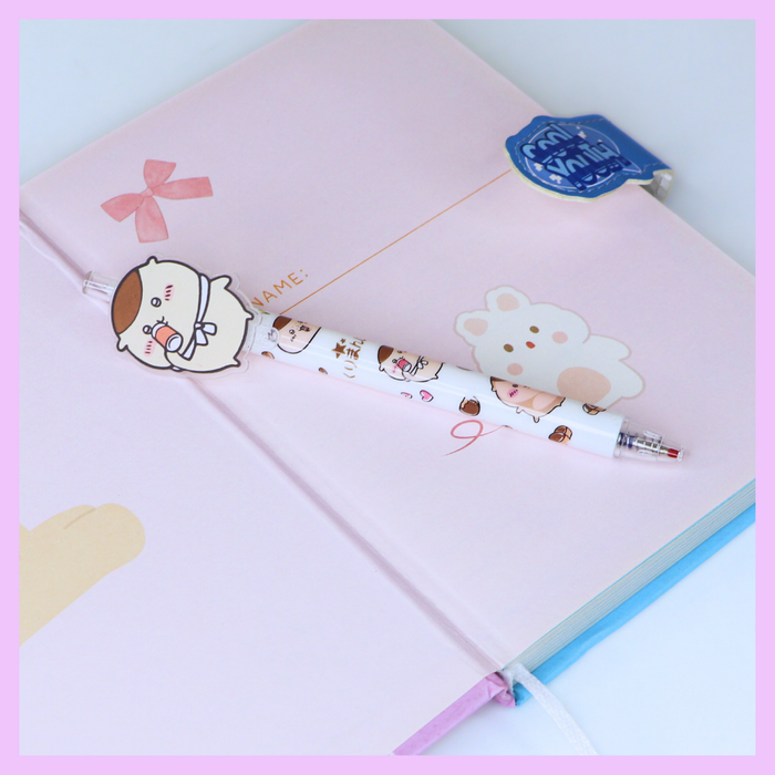 Cute animal click gel pen alternate design