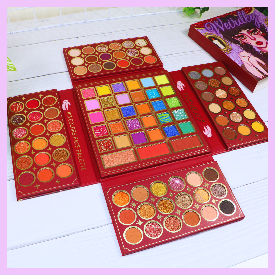 Kevin & Coco Weirdly 105 Colors Face Palette