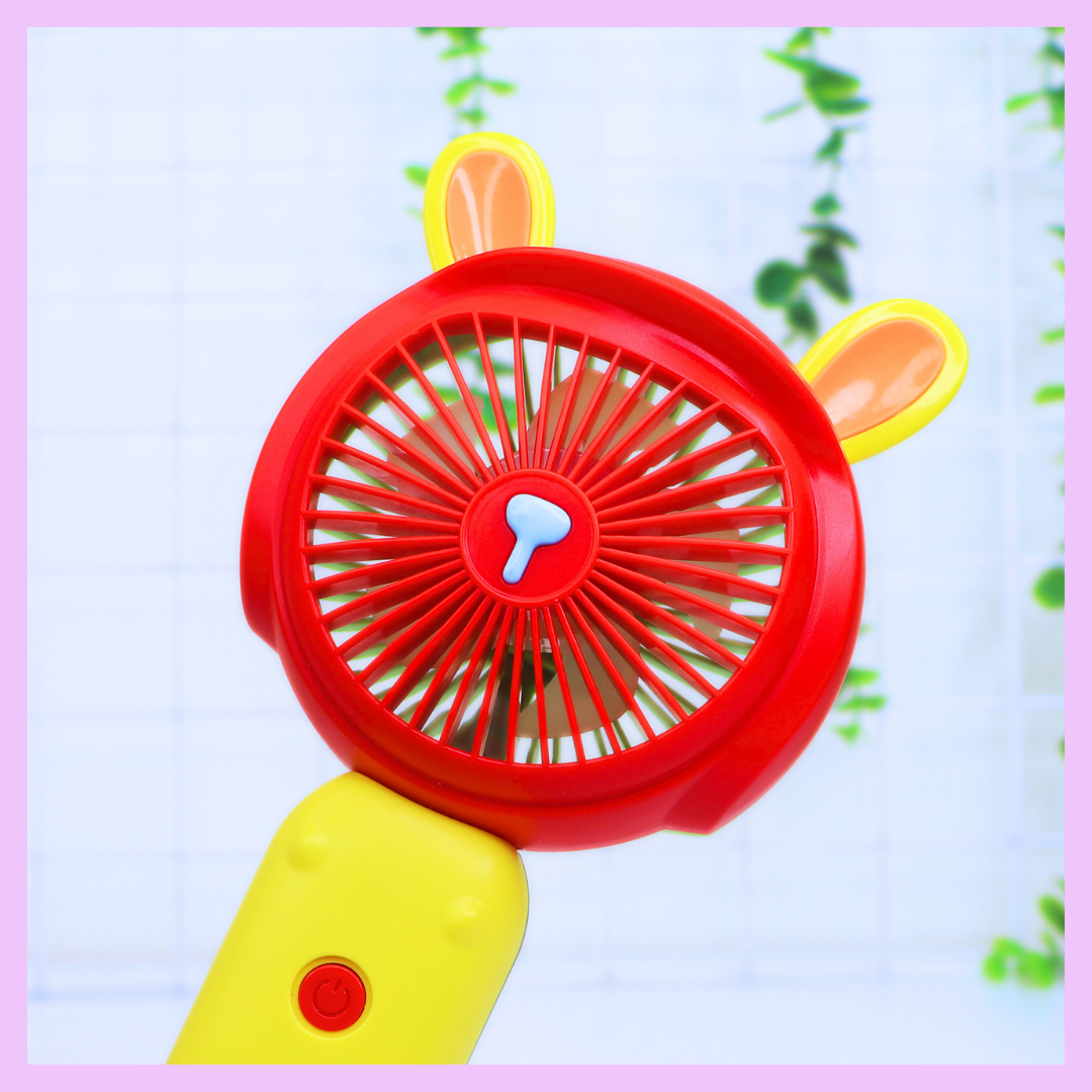 Colourful compact personal fan