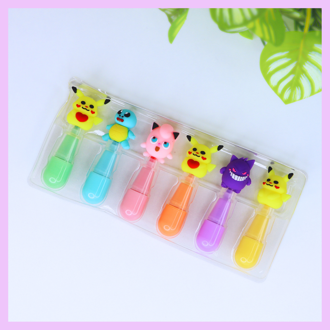 Pokemon highlighter stationery