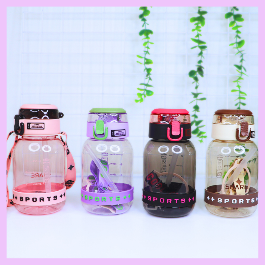 680 ml plastic water bottle