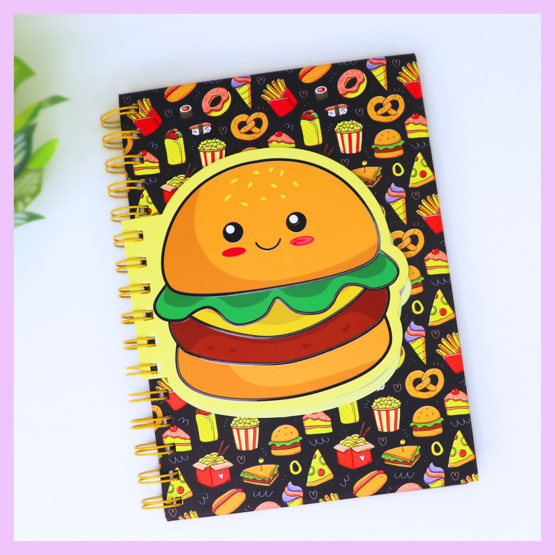 Burger A5 spiral diary