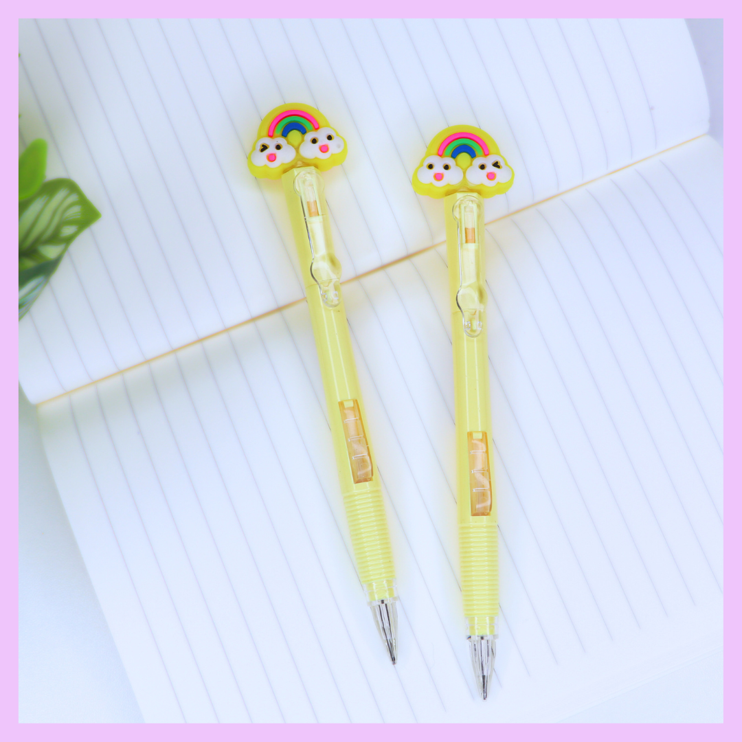 Yellow rainbow mechanical pencil