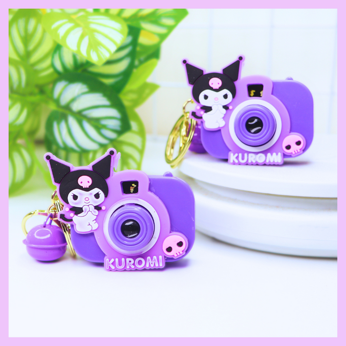 Camera projector keychain