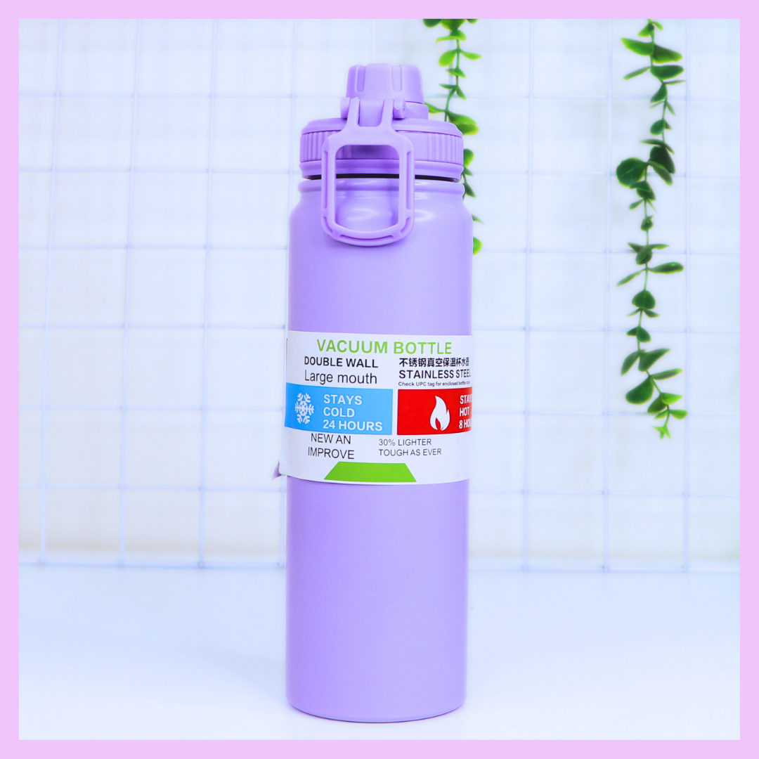 Purple 800 ml sports bottle
