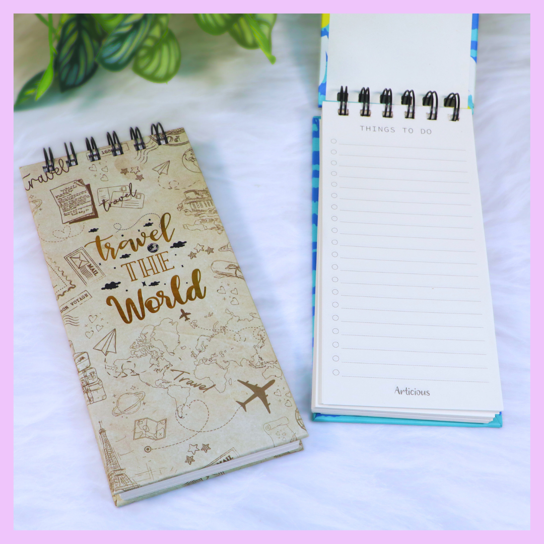 Travel the world planner pad