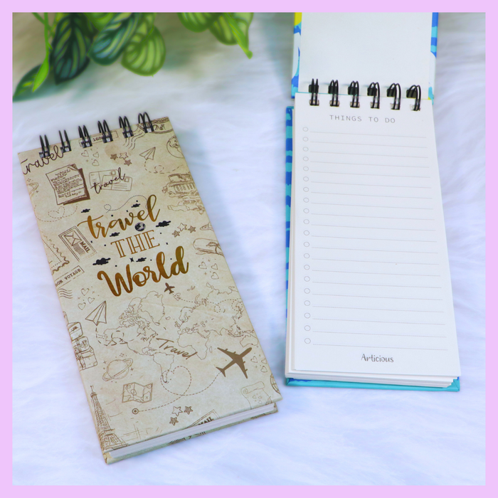 Travel the world planner pad