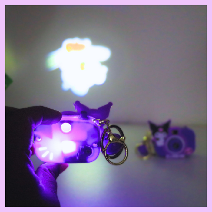 Camera projector keychain alternate view