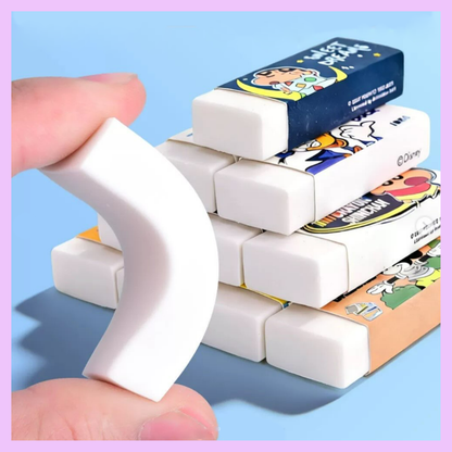 Soft rubber Shinchan eraser kawaii anime stationery collectible