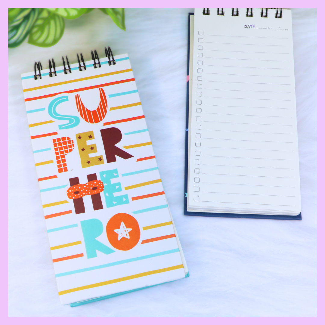 Cute illustrated to do list pad