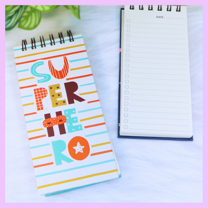 Cute illustrated to do list pad