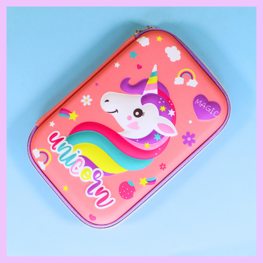 Unicorn pencil case design