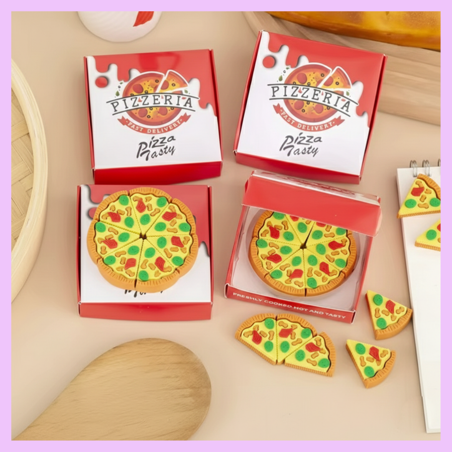 Pizza Eraser front view