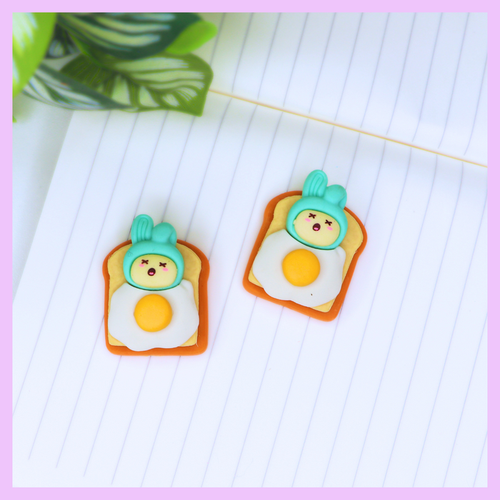 Green blue bread eraser