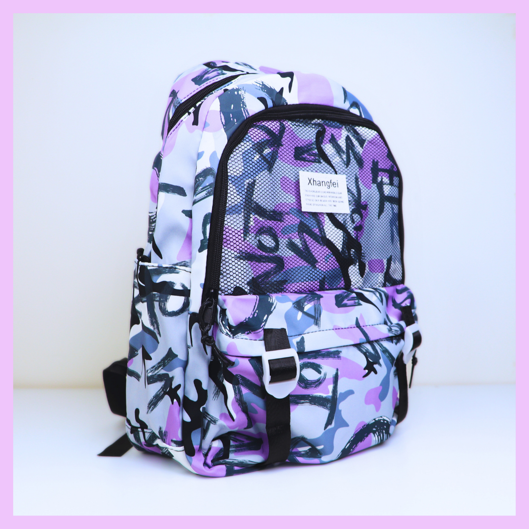 Playful school backpack