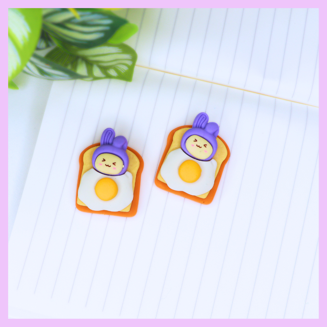 Purple bread eraser