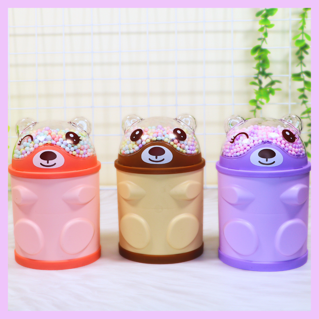 Cute bear piggy bank for kids