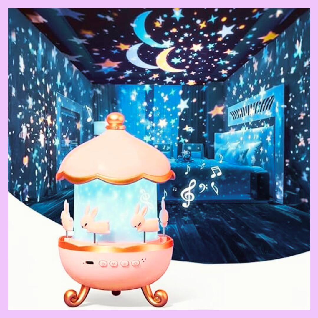 Cute Bunny Projector Night Lamp film