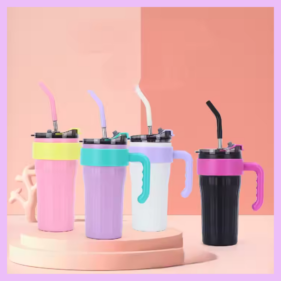 800 ml stainless steel car sipper cup