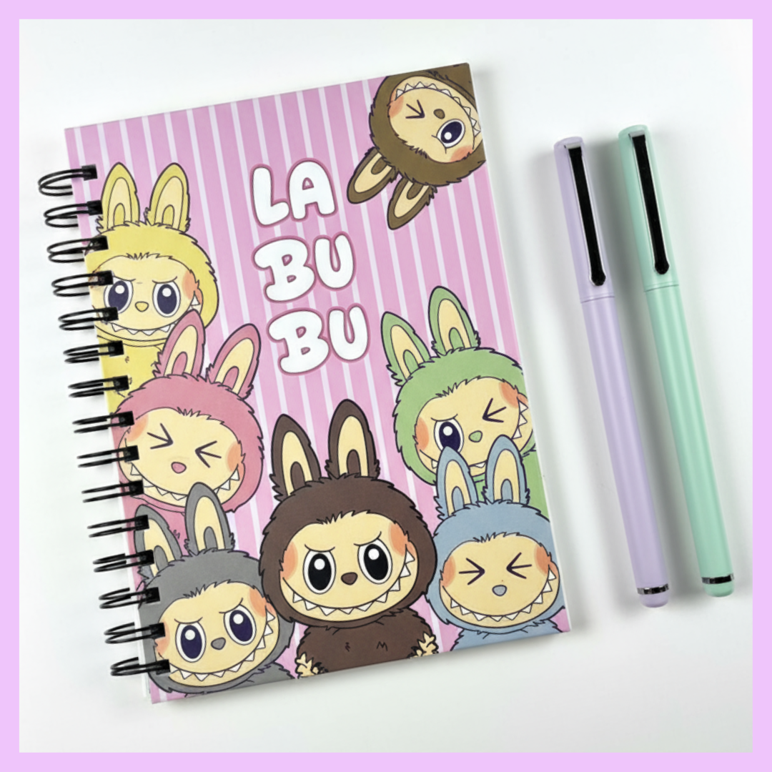 A5 Spiral Diary Labubu