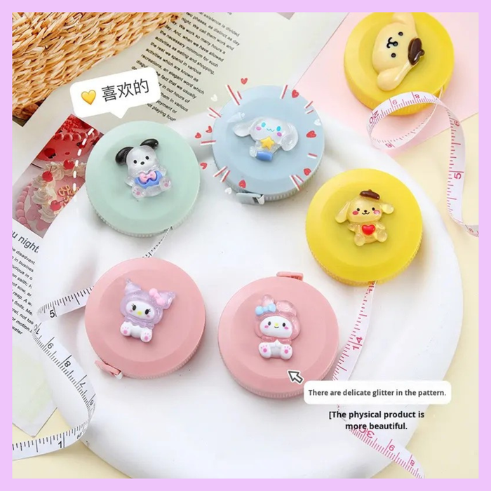 Sanrio Measuring Tape_Kuromi & Pompompurin & Pochacco