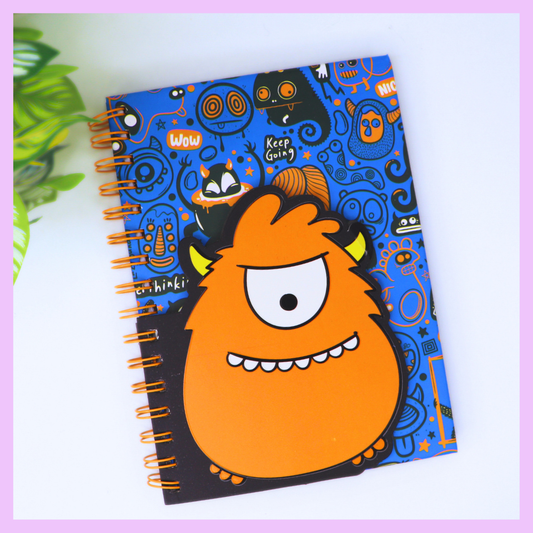 A5 spiral two layer diary brown cover