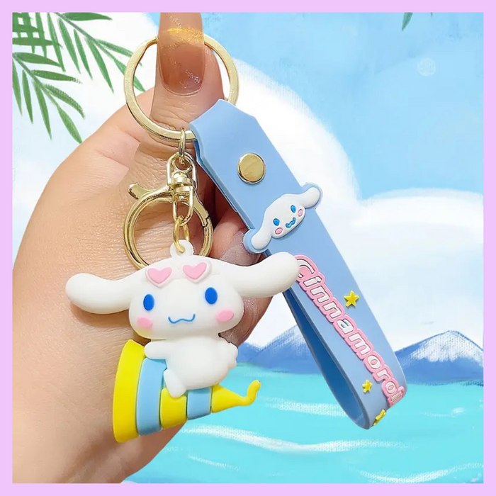 Cinnamoroll Keychain Design 1