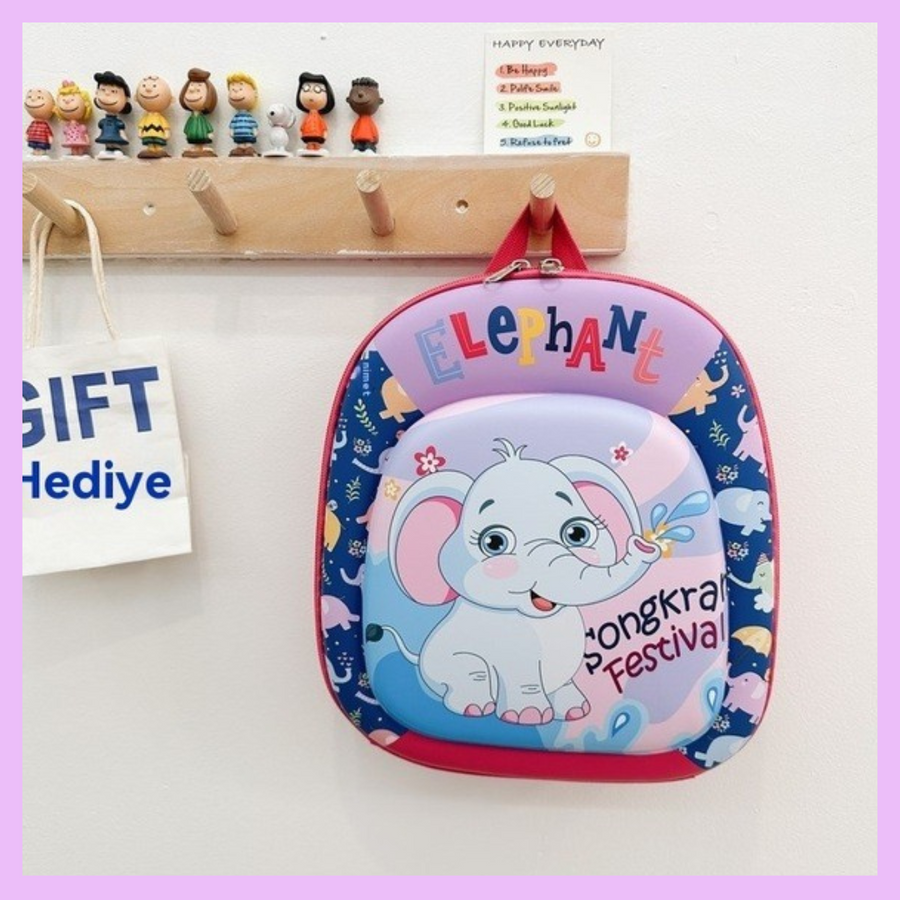 Elephant 3D hard shell bag