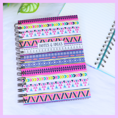 Assorted Spiral Diary A5