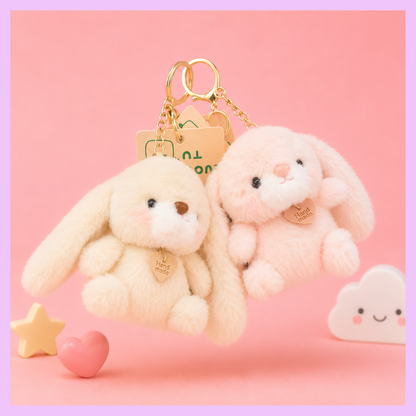 Bunny Plush Keychain