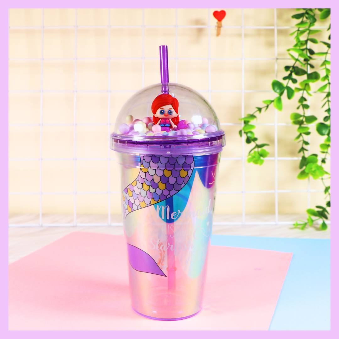 Mermaid sipper for school and travel
