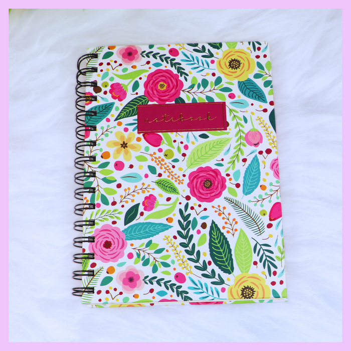 A5 spiral diary notebook design