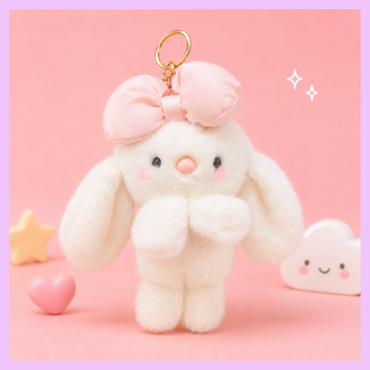 Bow Bunny Kaychain